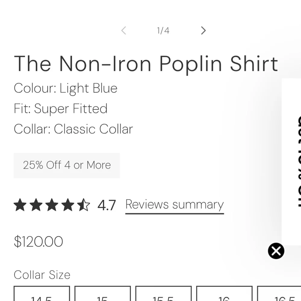 T.M.Lewin Men's Light Blue Pinstripe Dress Shirt - Picture 16 of 16